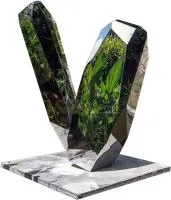 Камни полированная сталь арт-объект (517631) поставка  в Липках