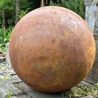 Стальная сфера — 3D КОРТЕН (518913) ∅ 1500 мм. Липки 