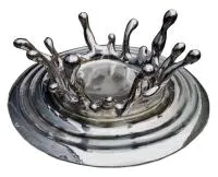 Всплеск воды из нержавеющей стали (517626) монтаж арт-объект  в Липках