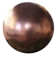 Шарик из меди ø 250 мм. (517544) сертификат - сфера арт-объект пустотелая  в Липках