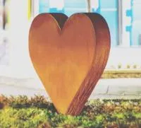 Кортеновская сталь скульптура сердце (518279) монтаж арт-объект  в Липках