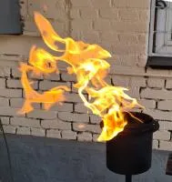 Газовая горелка ГВД 379 10 89 00 ПС (514268) сертификат вечный огонь ø 154 мм. ветроустойчивая  в Липках