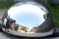 Полусфера ø 1500 нержавеющая сталь (207298) сертификат промоборудование мм.  в Липках