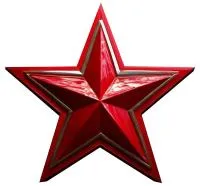 Красная звезда горячая эмаль нержавеющая сталь в Липках (518428)