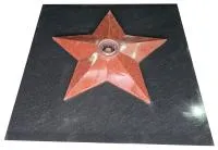 Звезда из красного гранита ø 1500 (518225) монтаж комплект горелка ГВД 379 10 89 00 ПС вечный огонь мм. пустотелая  в Липках