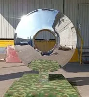 Линза арт объект (519058) ∅ 1000 сталь AISI304 Липки 
