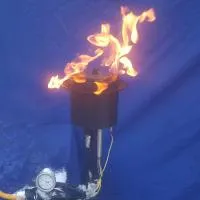 Газовая горелка апс (газ-контроль) (1624) монтаж - автомат вечный огонь ø 154 мм. ветроустойчивая  в Липках