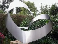 Сердце скульптура из нержавеющей стали (518277) поставка арт-объект  в Липках