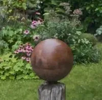 Шар сталь кортен (518941) ∅ 350 мм. Липки 