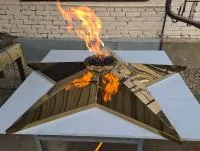 Звезда вечный огонь (514264) производство комплект горелка ГВД 379 10 89 00 ПС ø 1500 мм. пустотелая  в Липках