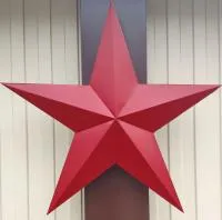 Красная звезда декор на стену в Липках (518432)
