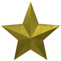 Звезда накладка на памятник литая латунь в Липках (518483)