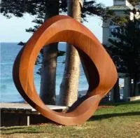 Композиция кольцо кортеновская сталь (518268) сертификат арт-объект  в Липках