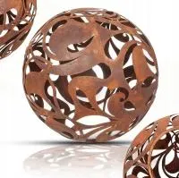 Кортеновская сталь шары 3D (518932) ∅ 1000 мм. Липки
