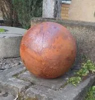 Сфера 3D парк КОРТЕН сталь (518912) ∅ 500 мм. Липки 