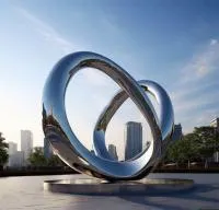 Кольца из нержавеющей стали скульптура (518263) поставка арт-объект  в Липках