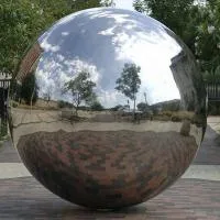 Металлический шар полированный (198287) монтаж - сфера арт-объект ø 1000 мм. пустотелая  в Липках