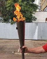 Газовый факел газпром (513908) сертификат факелы ø 135 мм. ветроустойчивая  в Липках