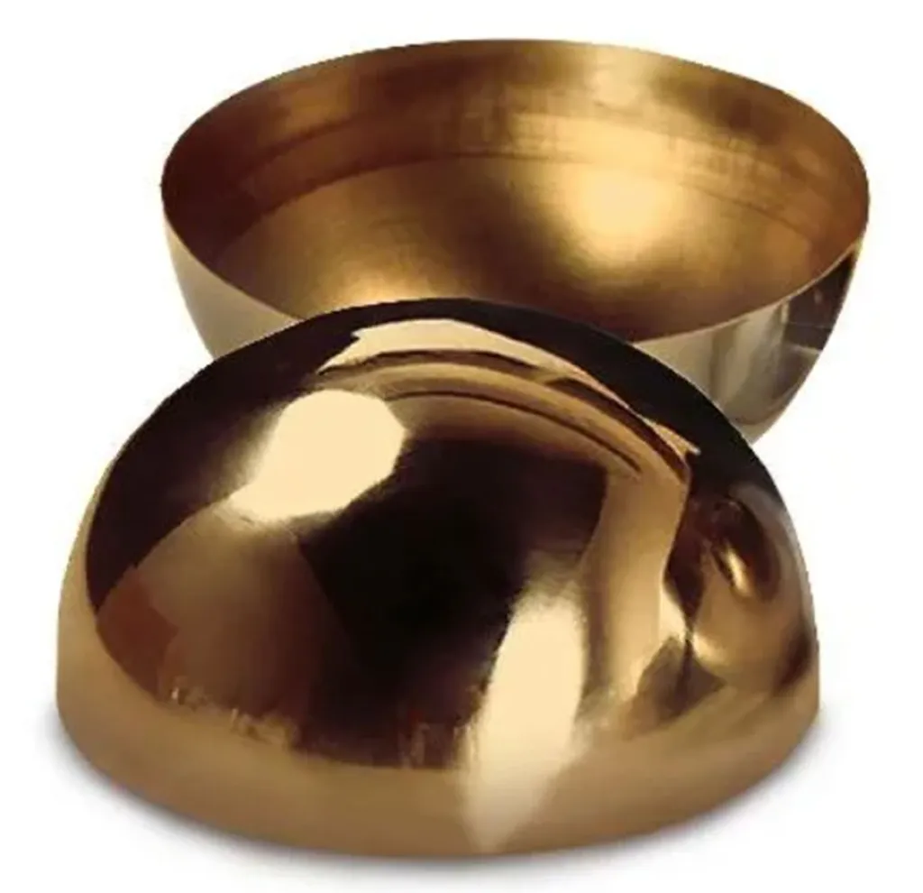 Полусферы из латуни в Липках