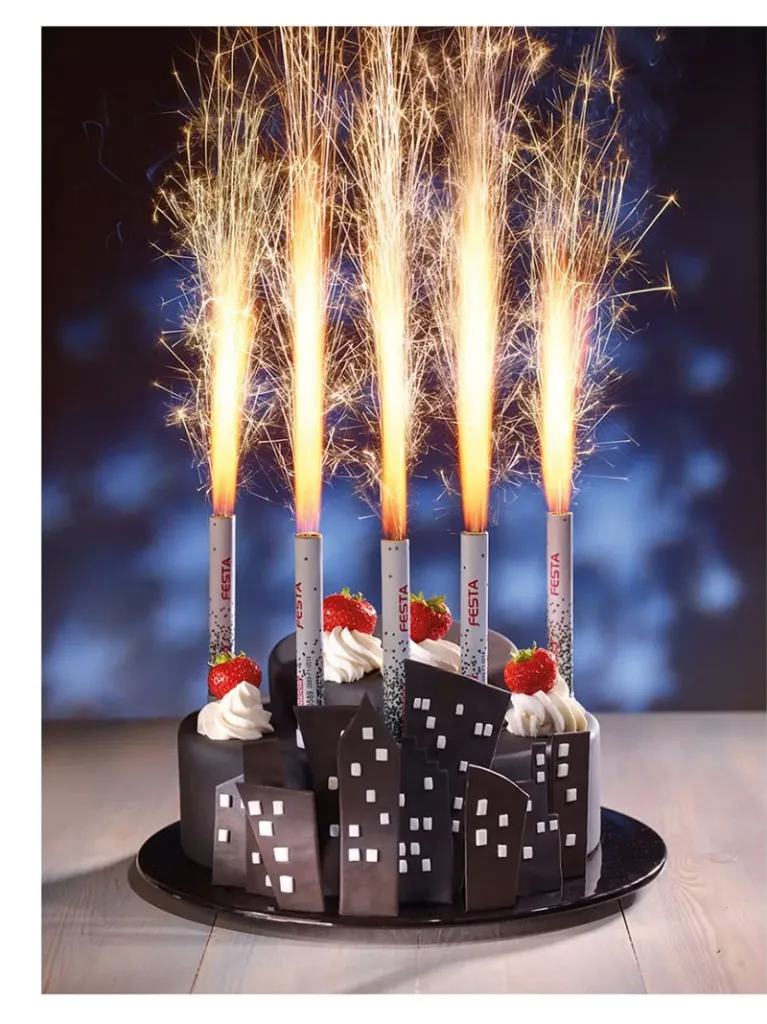 Фейерверки фонтаны для торта купить в Липках магазин пиротехники доставка