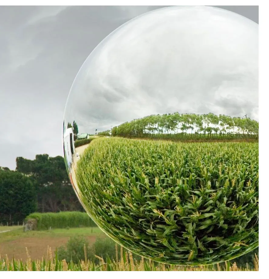 Шар из нержавеющей стали полированный до зеркального блеска в Липках 